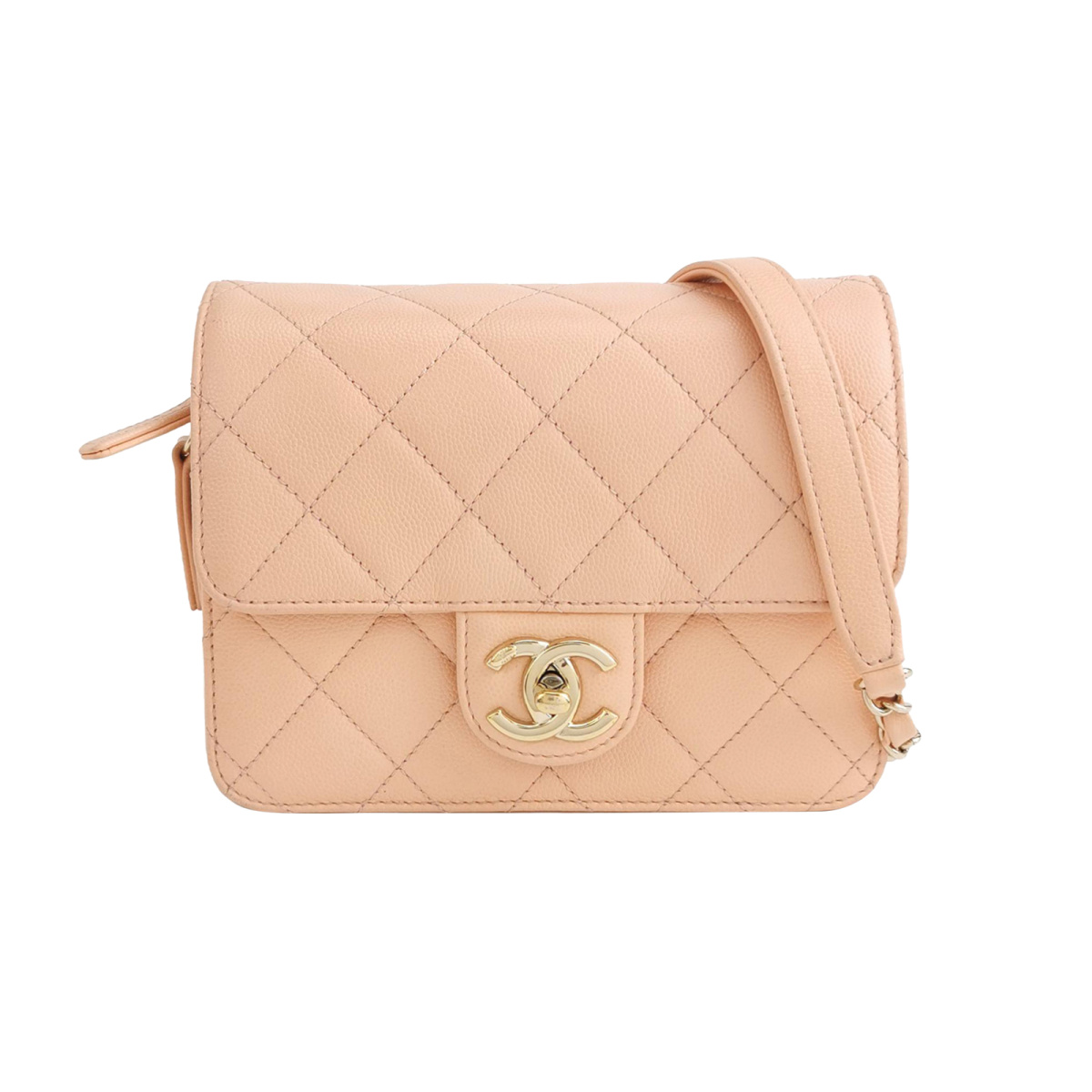Chanel Quilted Calfskin CC Crossbody (Шанель) — фото 1