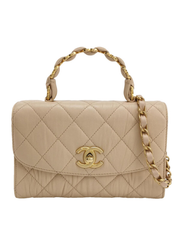 Chanel Quilted Lambskin CC Crossbody (Шанель)