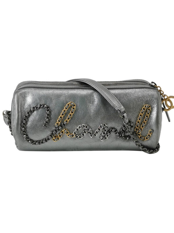 Chanel Waxed Calfskin Logo Crossbody (Шанель)