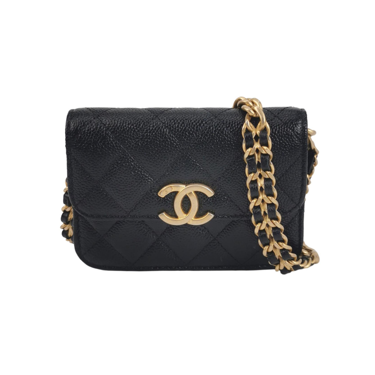 Chanel Quilted Calfskin CC Crossbody (Шанель) — фото 1