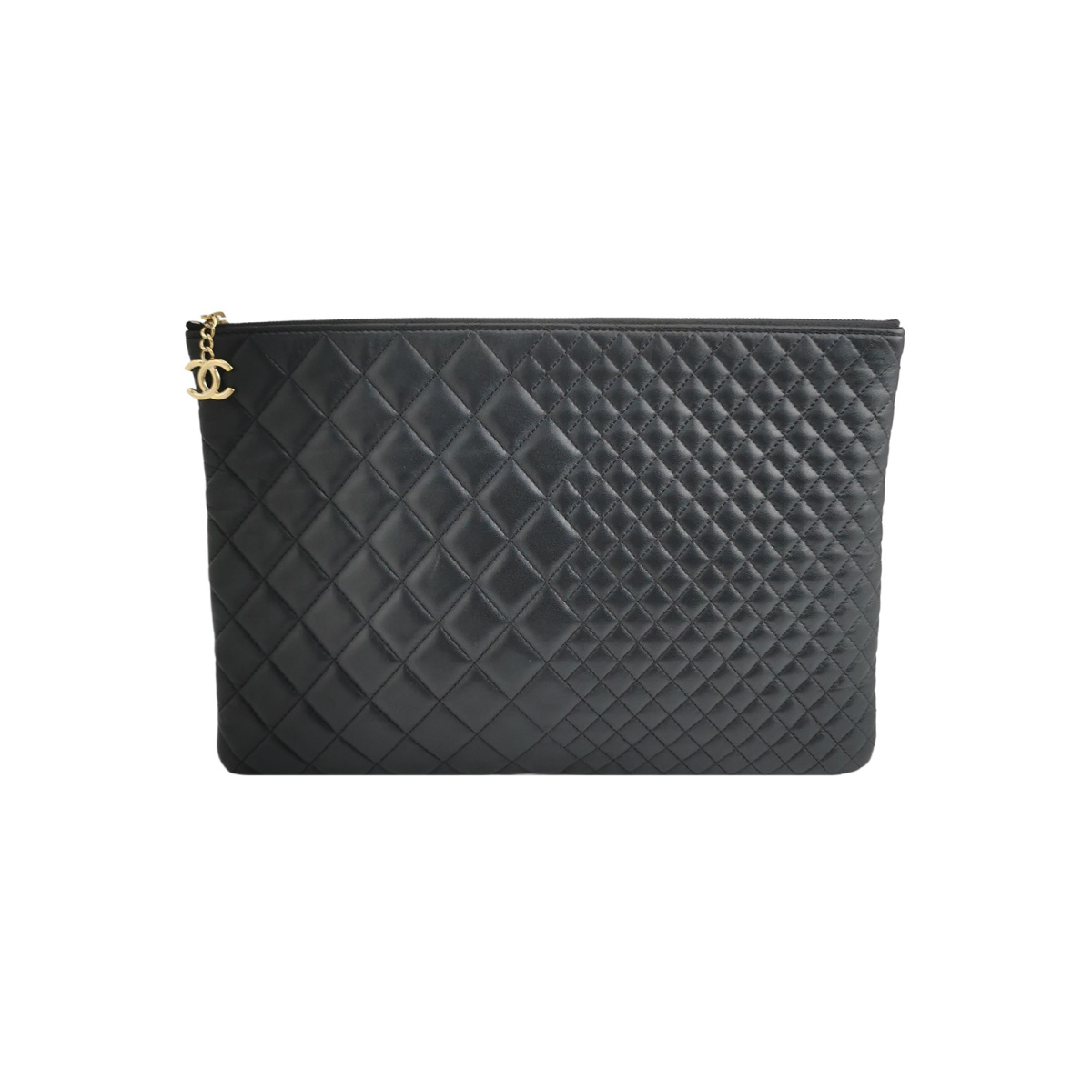 Chanel Quilted Lambskin CC Clutch (Шанель) — фото 1