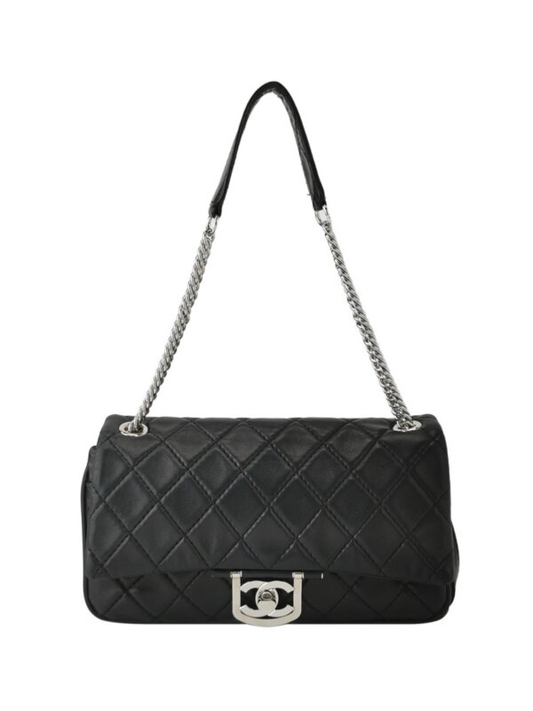 Chanel Quilted Lambskin CC Shoulder Bag