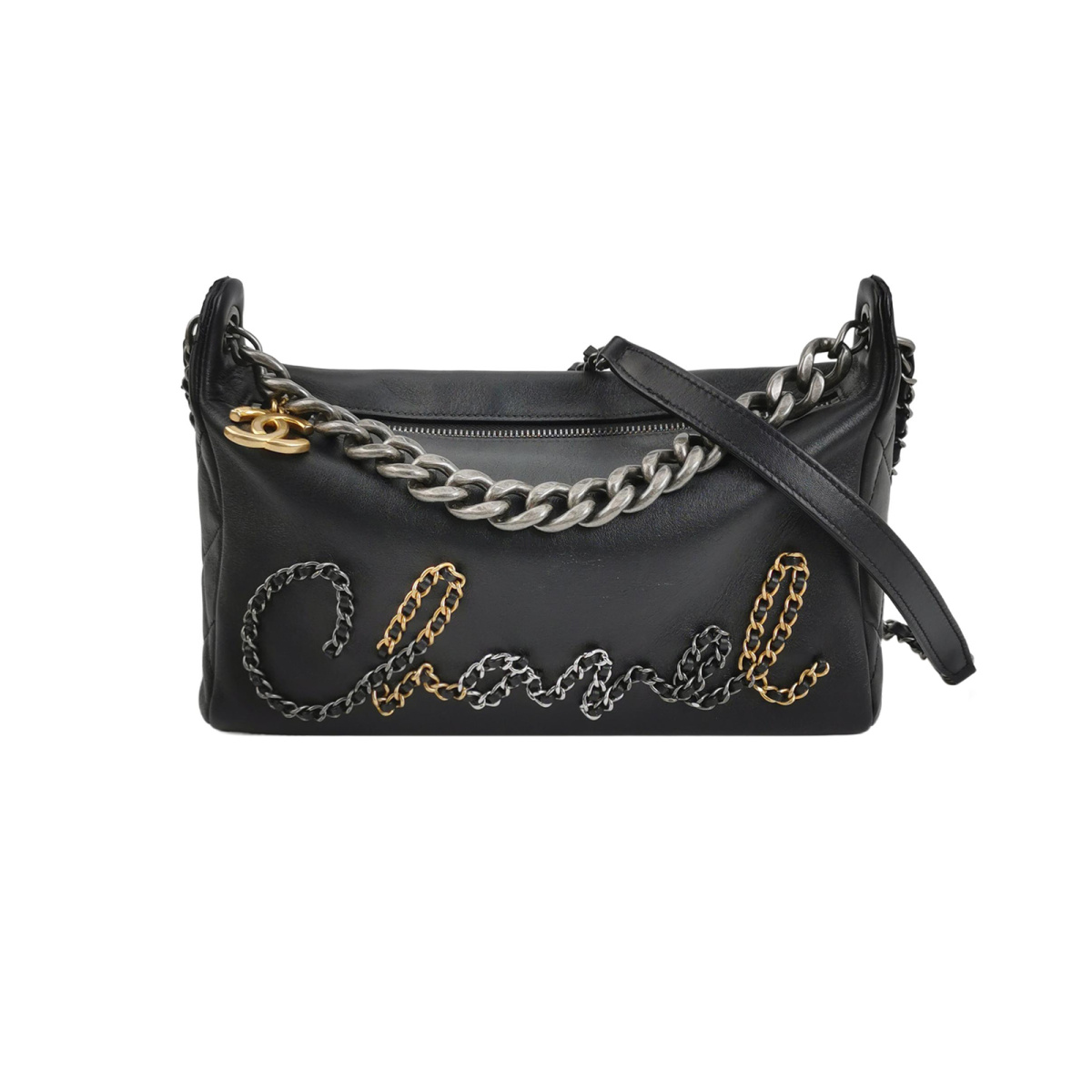 Chanel Calfskin Logo Crossbody (Шанель) — фото 1