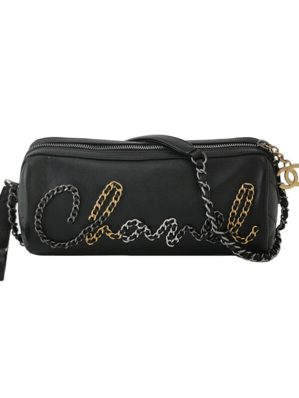 Chanel Calfskin Logo Crossbody (Шанель)