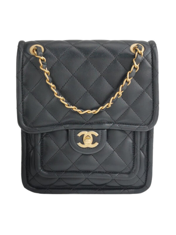 Chanel Quilted Lambskin CC Backpack
