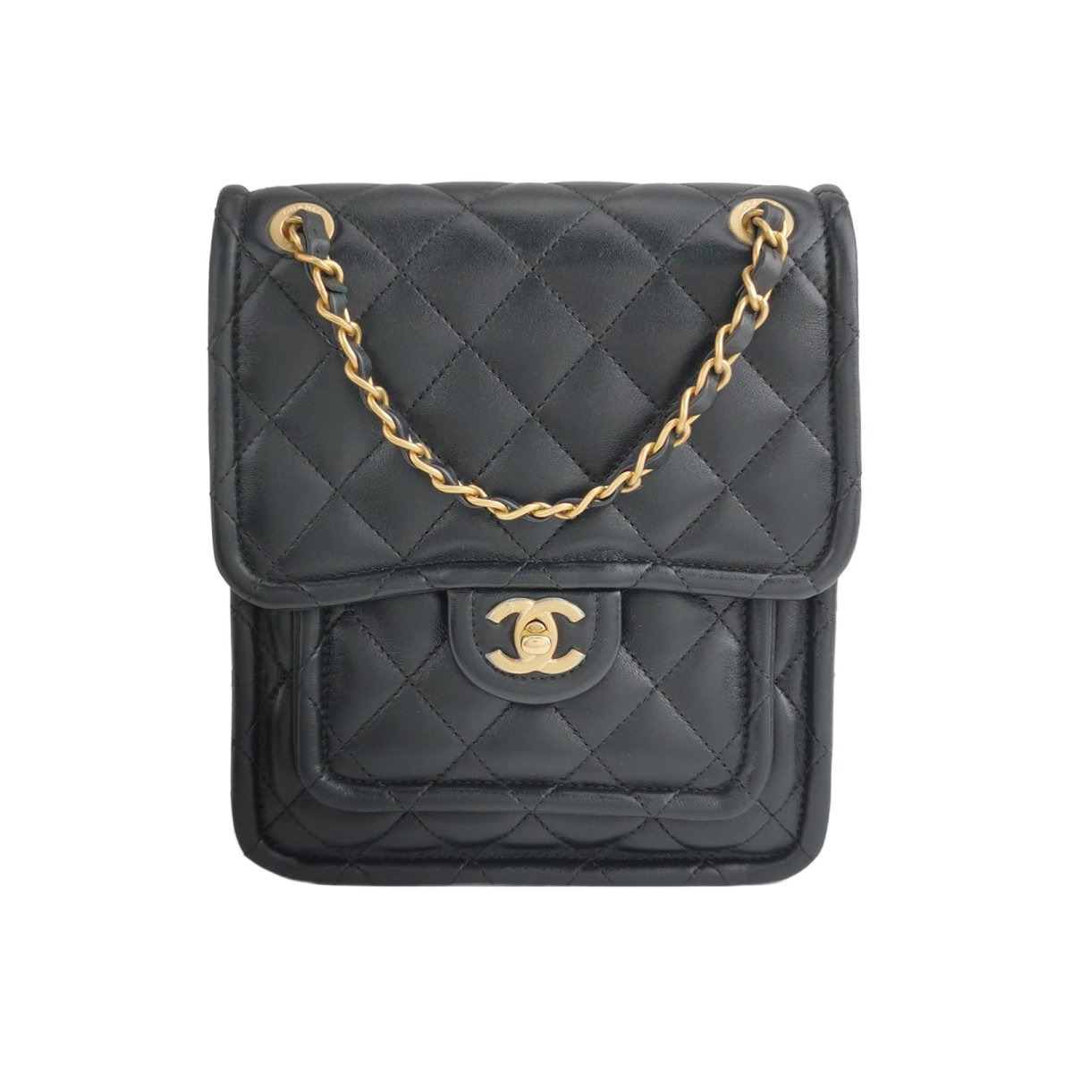 Chanel Quilted Lambskin CC Backpack (Шанель) — фото 1