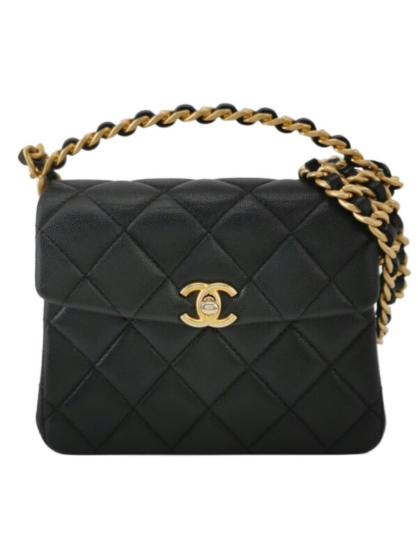 Chanel Quilted Calfskin CC Crossbody (Шанель)