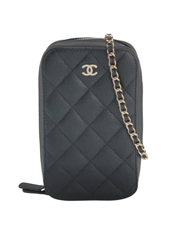 Chanel Quilted Calfskin CC Shoulder Bag (Шанель)