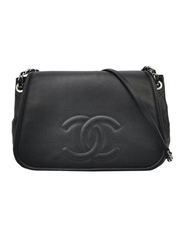 Chanel Quilted Calfskin CC Shoulder Bag (Шанель)
