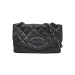 Chanel Quilted Waxed Calfskin Logo Shoulder Bag (Шанель) — миниатюра 1