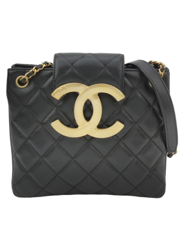 Chanel Quilted Lambskin CC Shoulder Bag (Шанель)