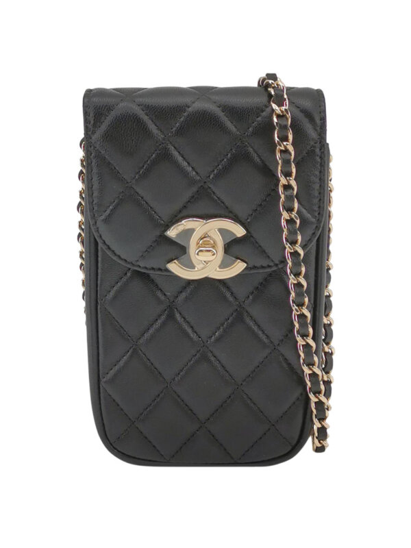 Chanel Quilted Lambskin CC Crossbody (Шанель)