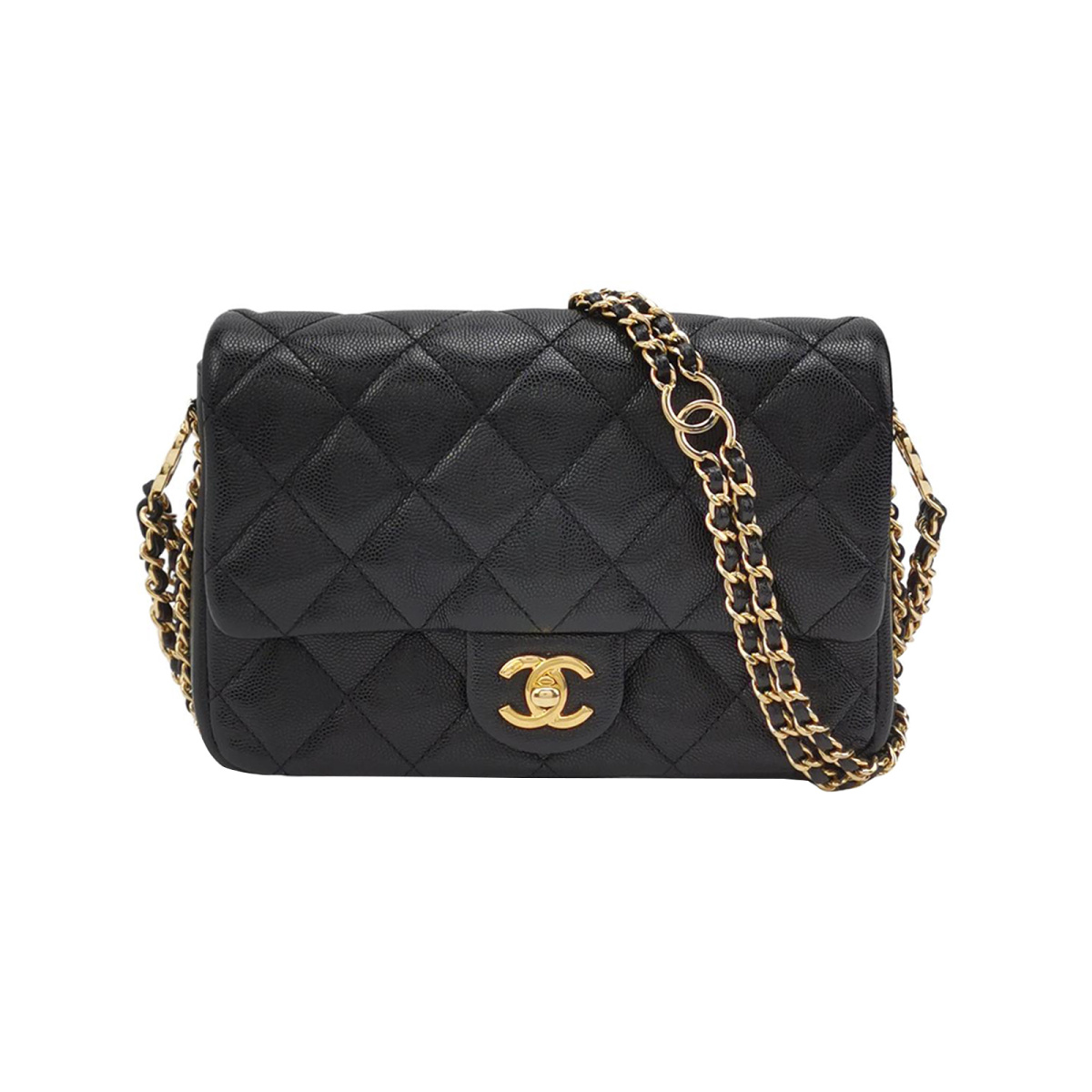 Chanel Quilted Calfskin CC Crossbody (Шанель) — фото 1