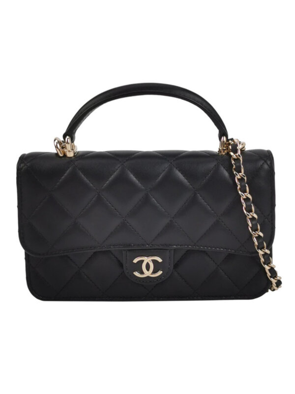 Chanel Quilted Lambskin CC Crossbody (Шанель)