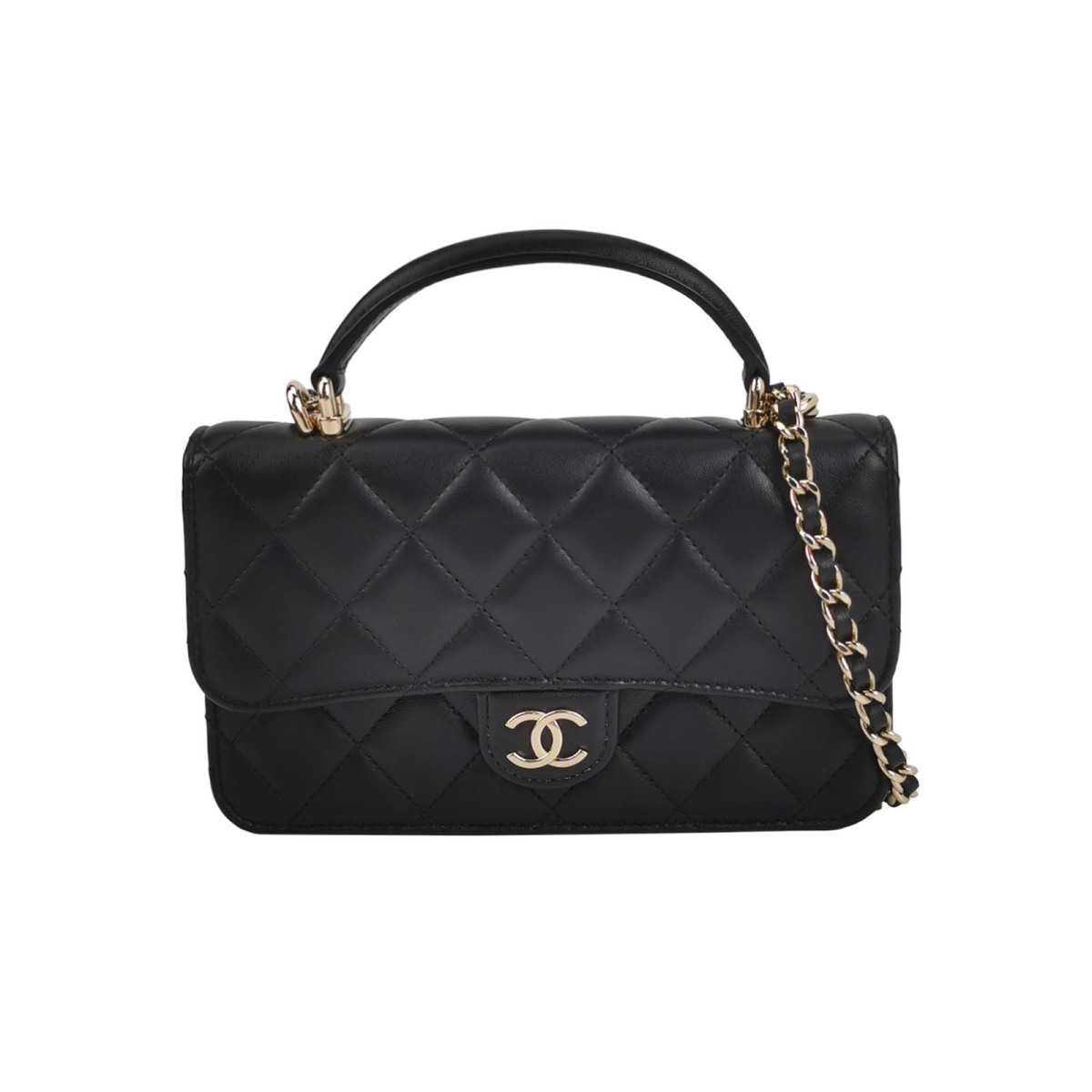 Chanel Quilted Lambskin CC Crossbody (Шанель) — фото 1