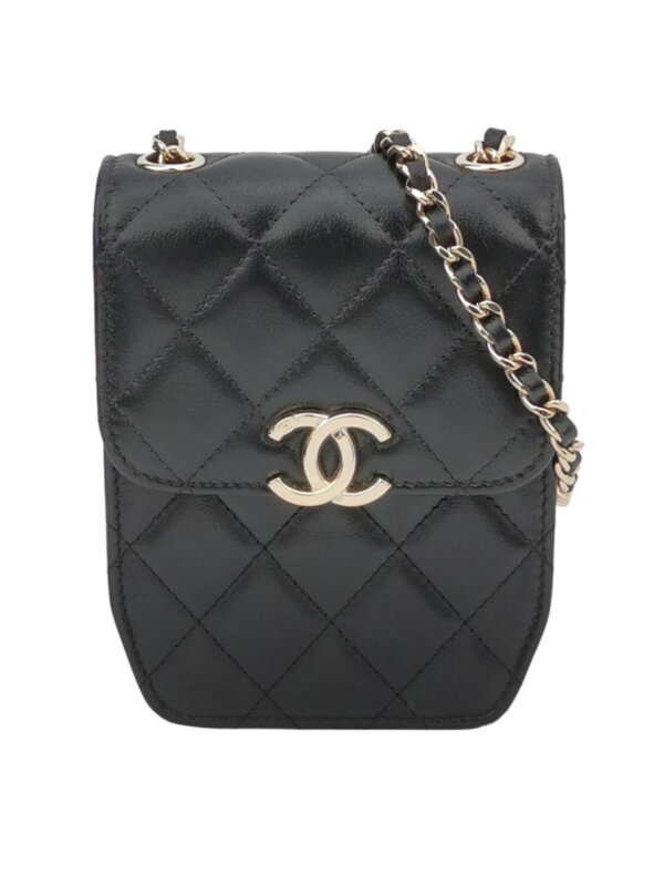 Chanel Quilted Calfskin CC Crossbody