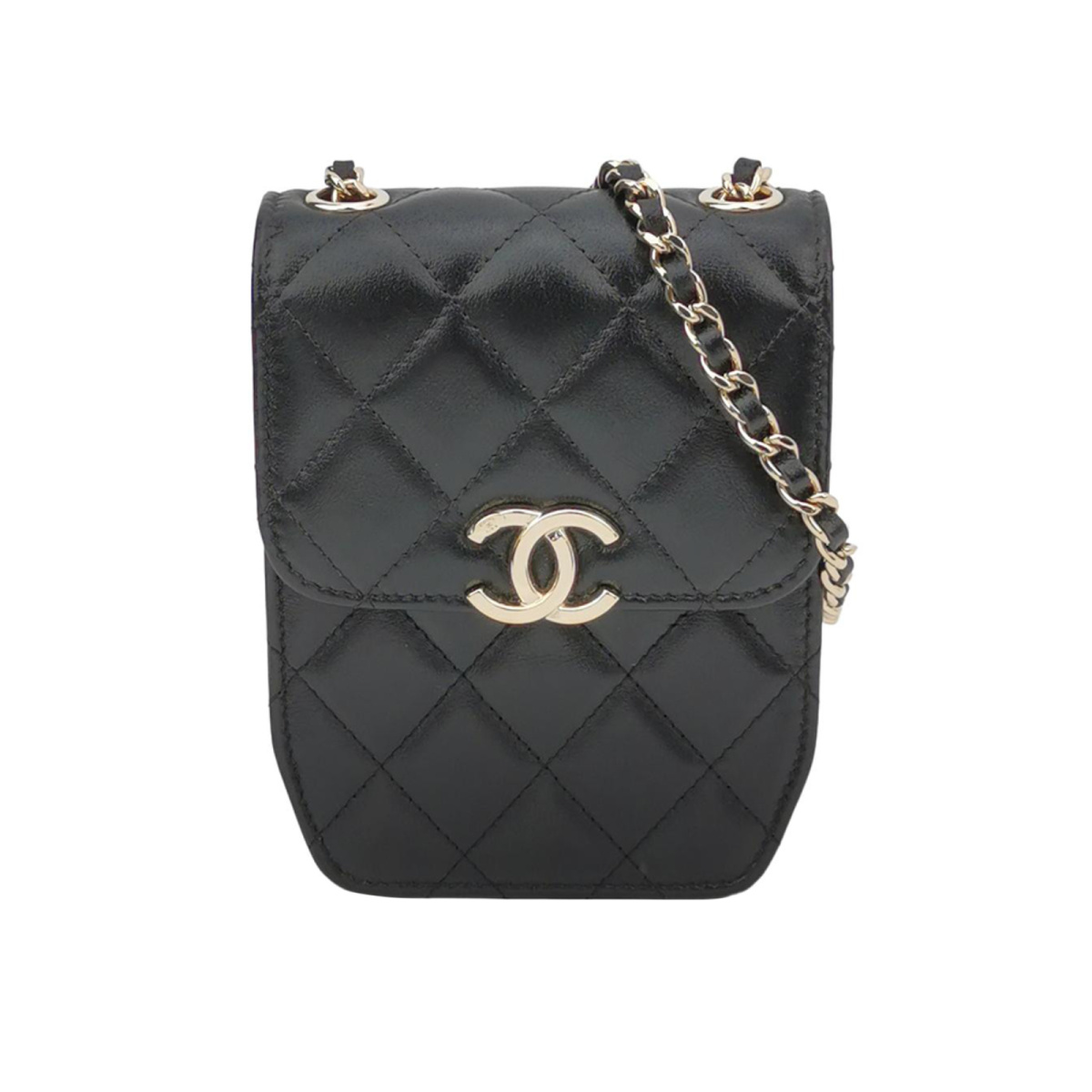 Chanel Quilted Calfskin CC Crossbody (Шанель) — фото 1
