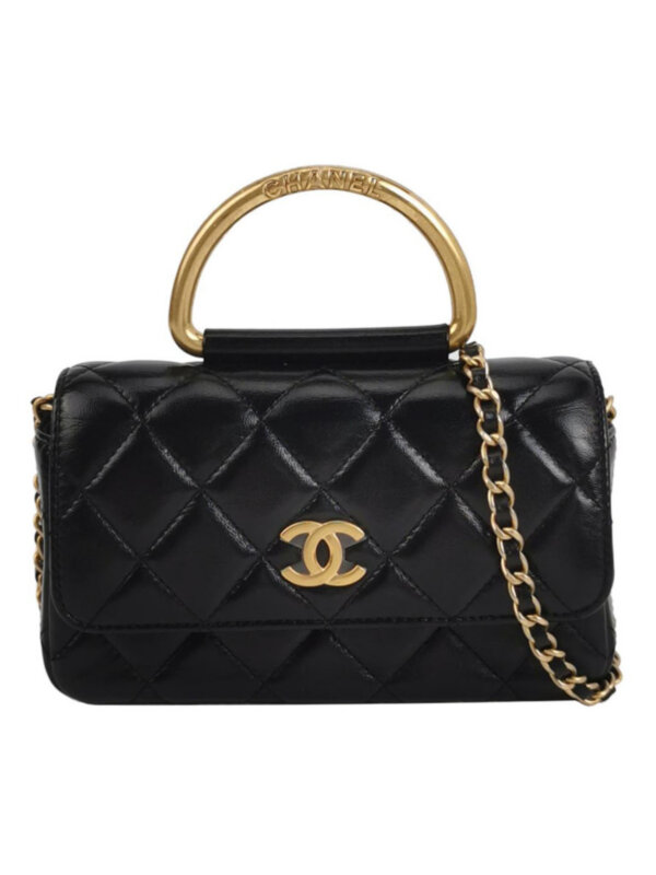 Chanel Quilted Lambskin CC Crossbody (Шанель)