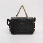 Chanel Quilted Waxed Calfskin CC Shoulder Bag (Шанель) — фото 5