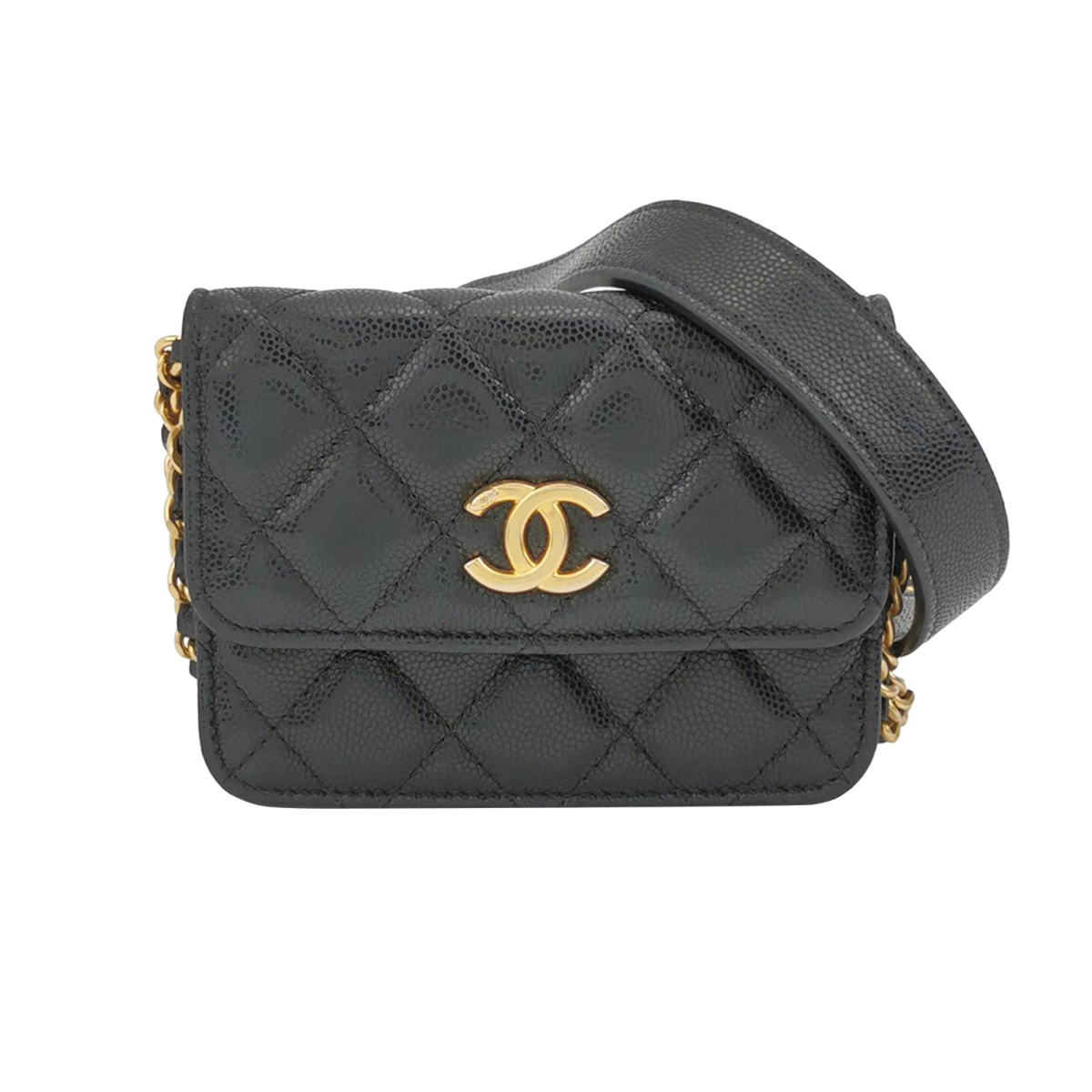 Chanel Quilted Calfskin CC Crossbody (Шанель) — фото 1