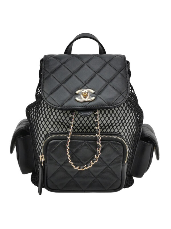Chanel Quilted Lambskin CC Backpack (Шанель)