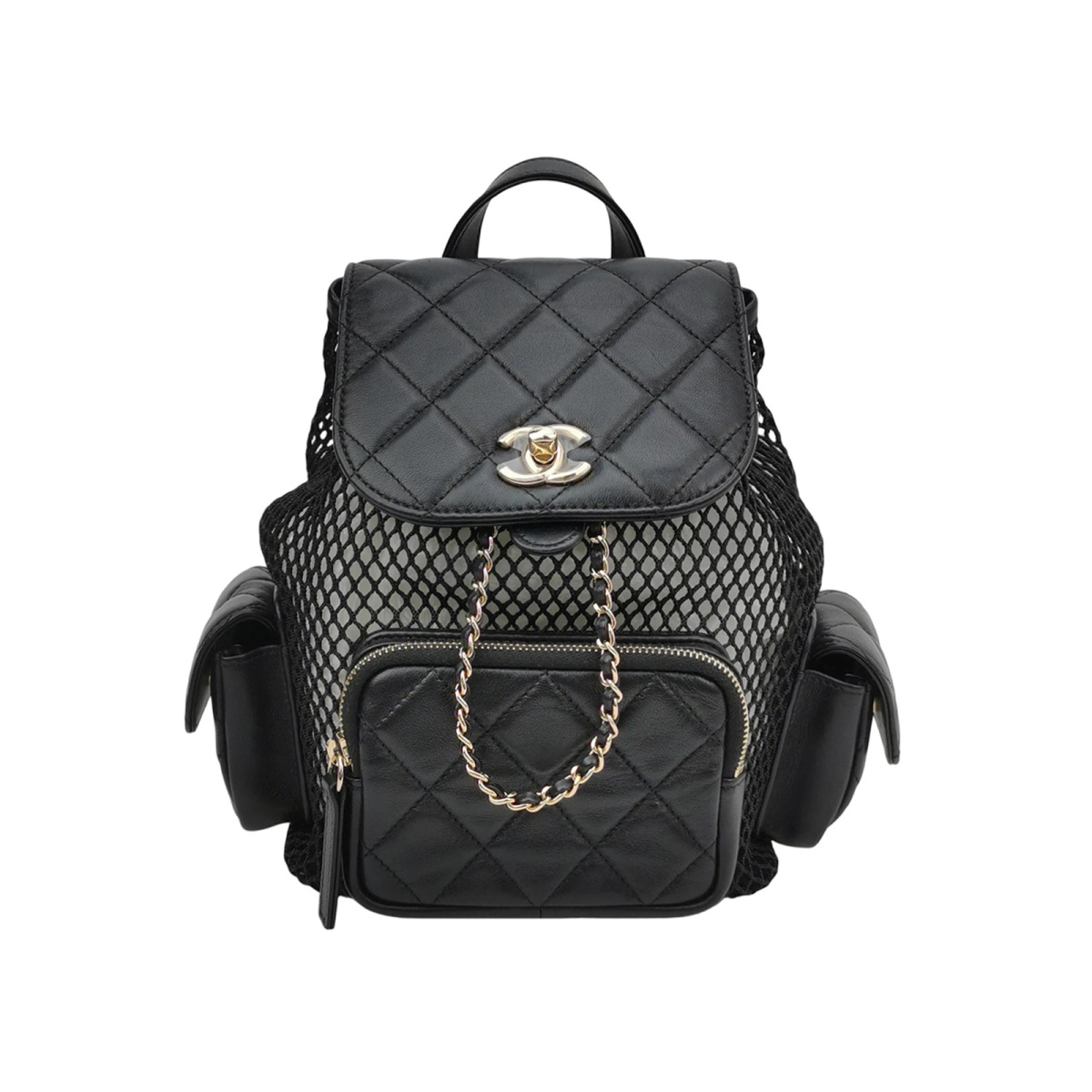 Chanel Quilted Lambskin CC Backpack (Шанель) — фото 1