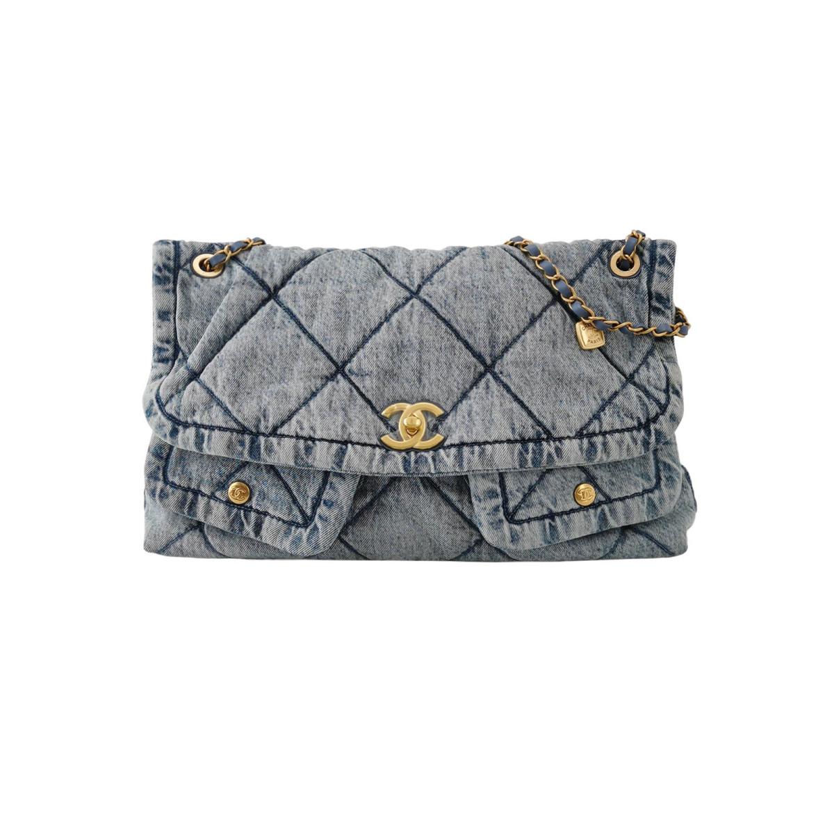 Chanel Quilted Calfskin CC Shoulder Bag (Шанель) — фото 1