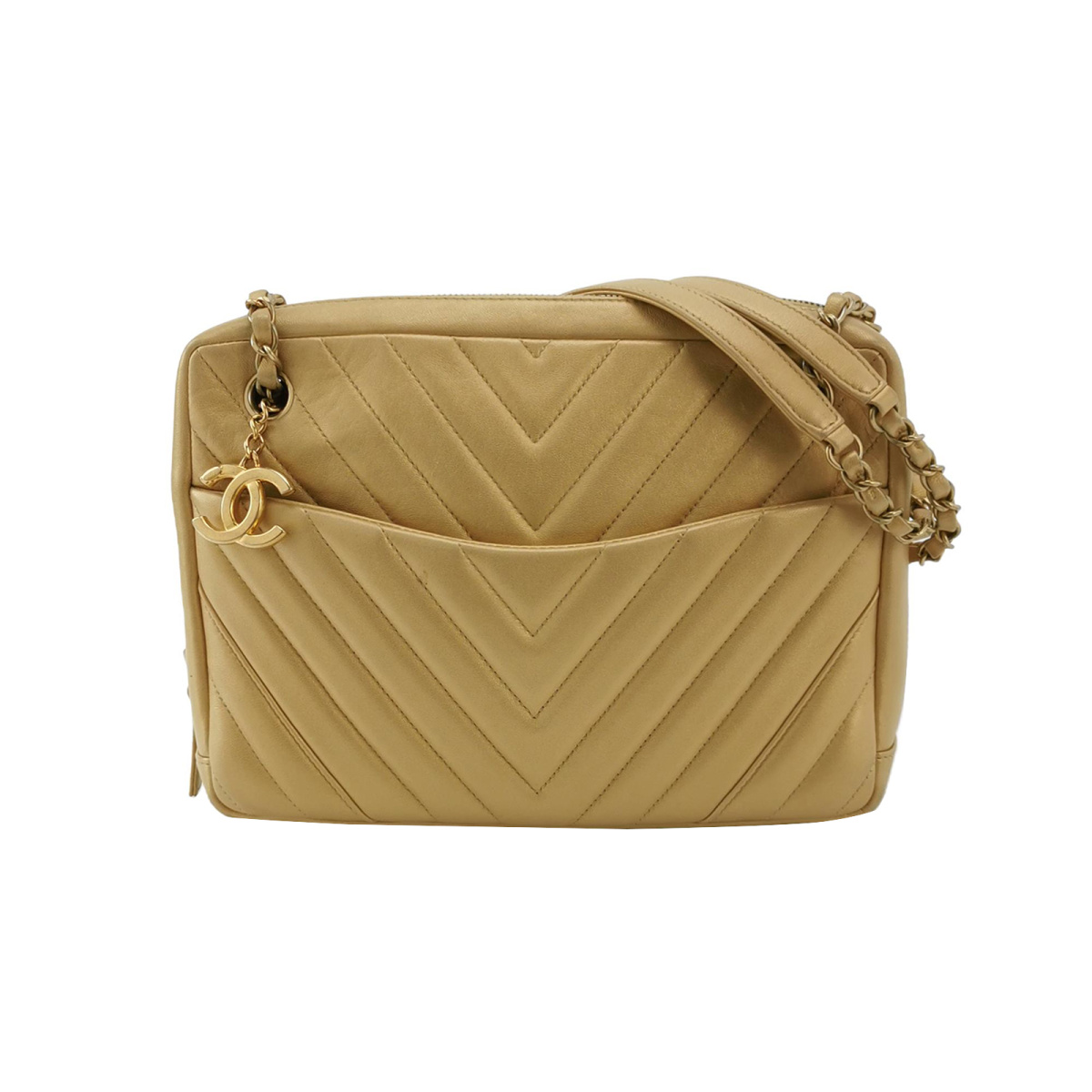 Chanel Quilted Lambskin CC Shoulder Bag (Шанель) — фото 1