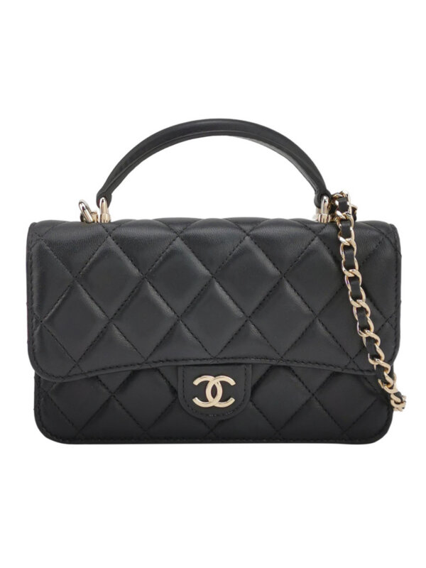Chanel Quilted Lambskin CC Crossbody (Шанель)