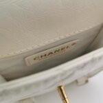 Chanel Quilted Waxed Calfskin CC Crossbody (Шанель) — фото 8