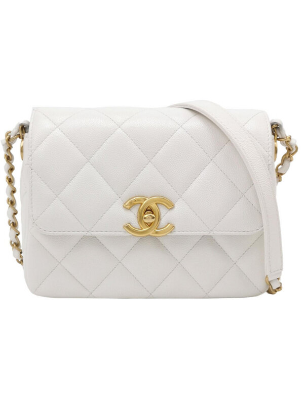 Chanel Quilted Calfskin CC Crossbody (Шанель)