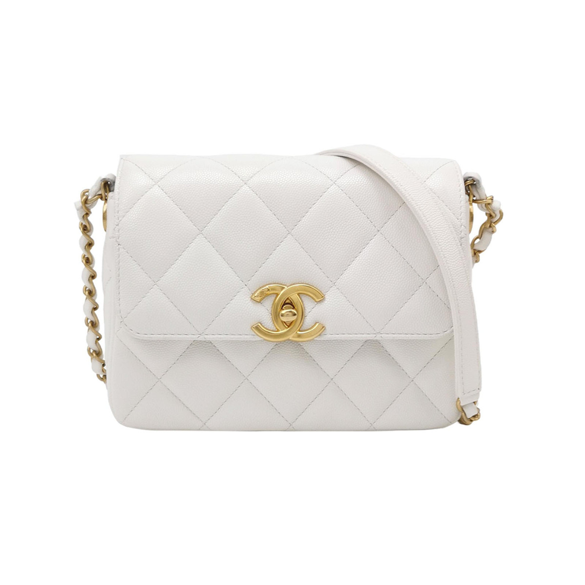 Chanel Quilted Calfskin CC Crossbody (Шанель) — фото 1