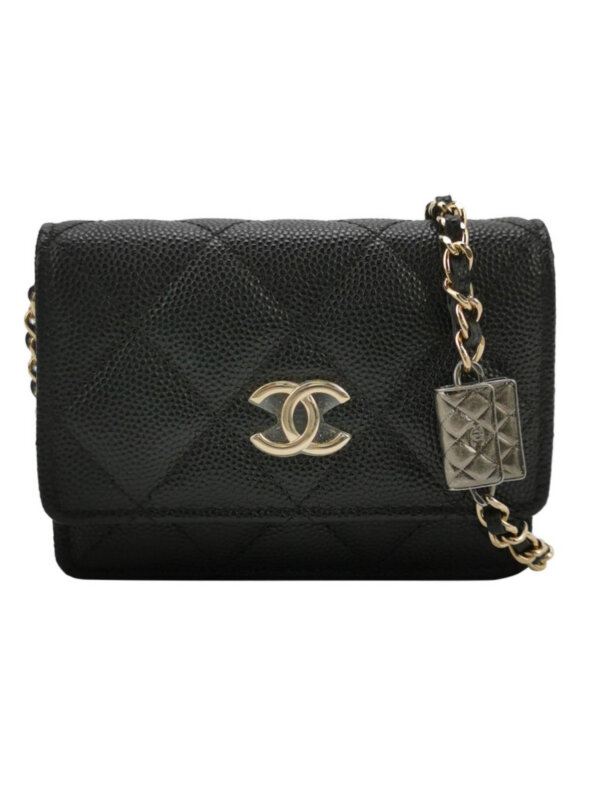 Chanel Quilted Calfskin CC Crossbody (Шанель)
