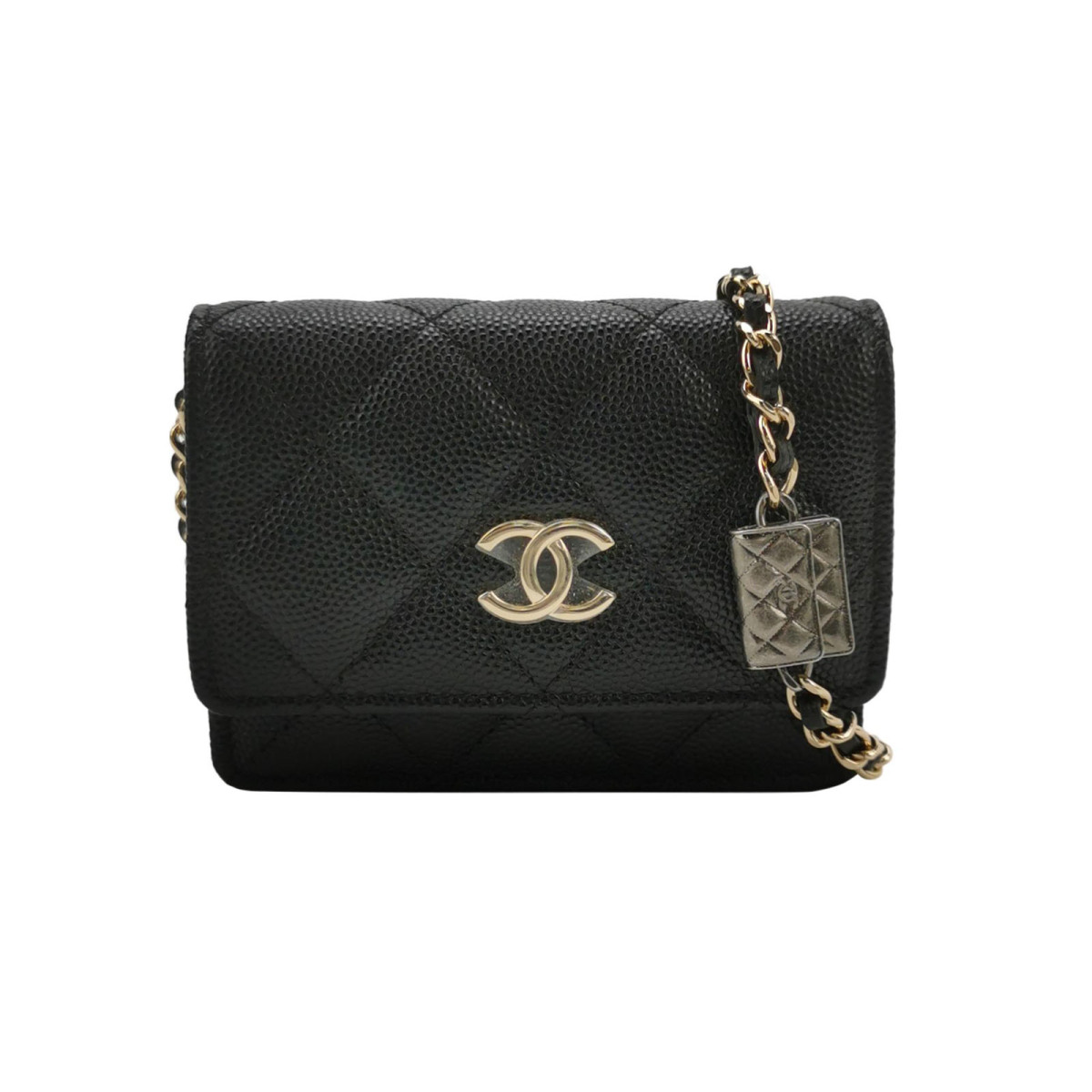 Chanel Quilted Calfskin CC Crossbody (Шанель) — фото 1