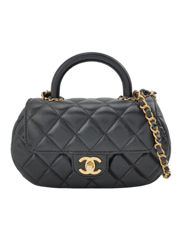 Chanel Quilted Lambskin CC Shoulder Bag (Шанель)