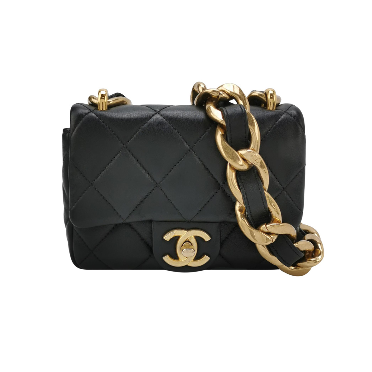 Chanel Quilted Lambskin CC Shoulder Bag (Шанель) — фото 1