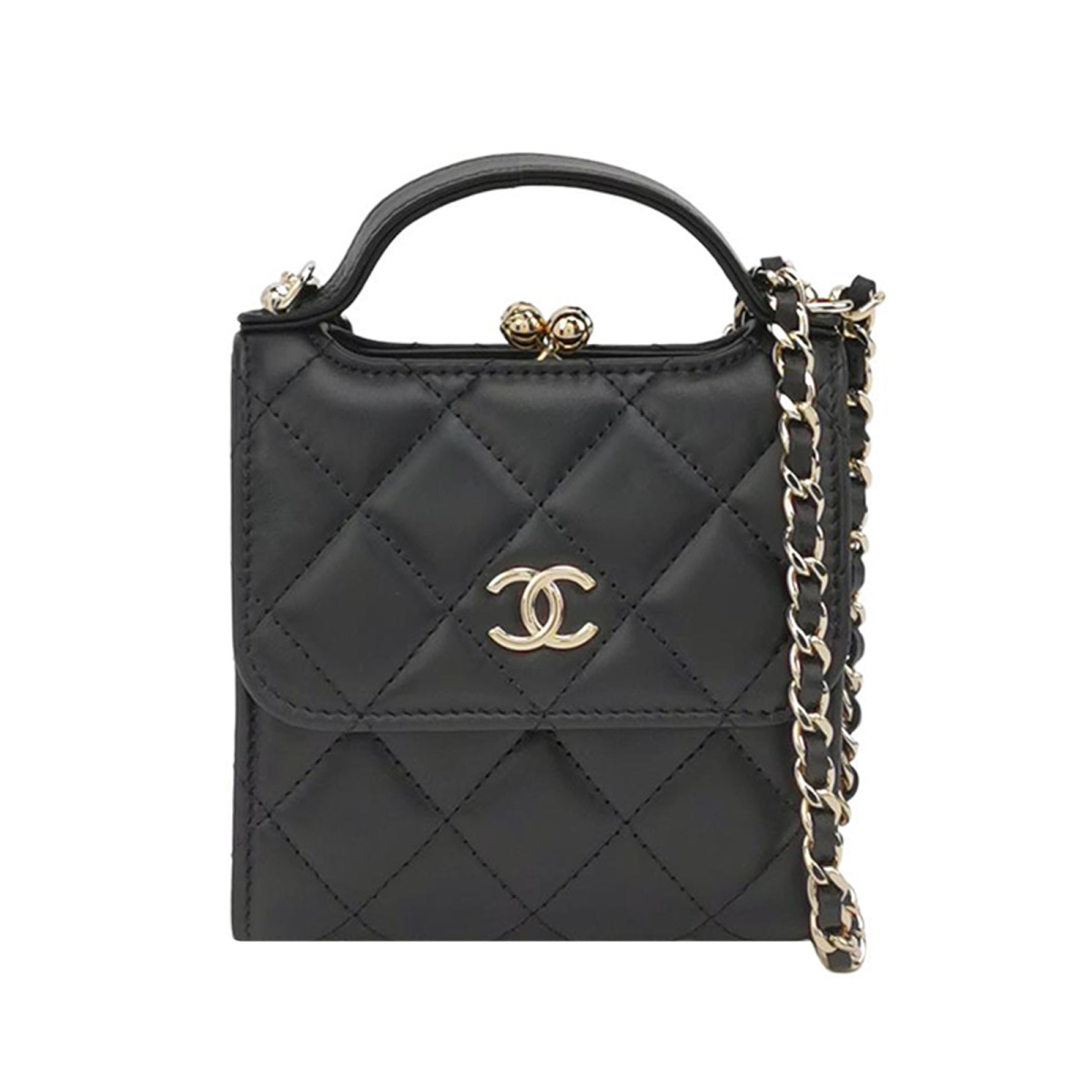 Chanel Quilted Calfskin CC Crossbody (Шанель) — фото 1