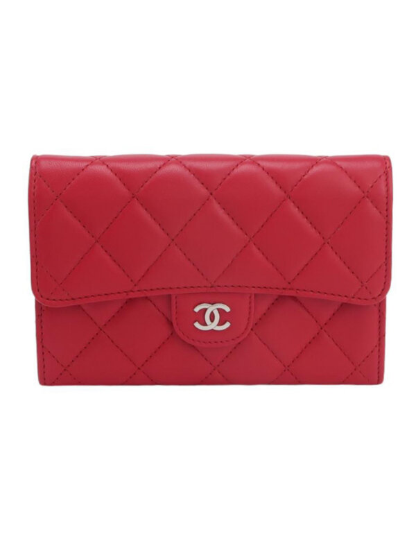 Винтажная сумка Chanel Quilted Lambskin CC Clutch