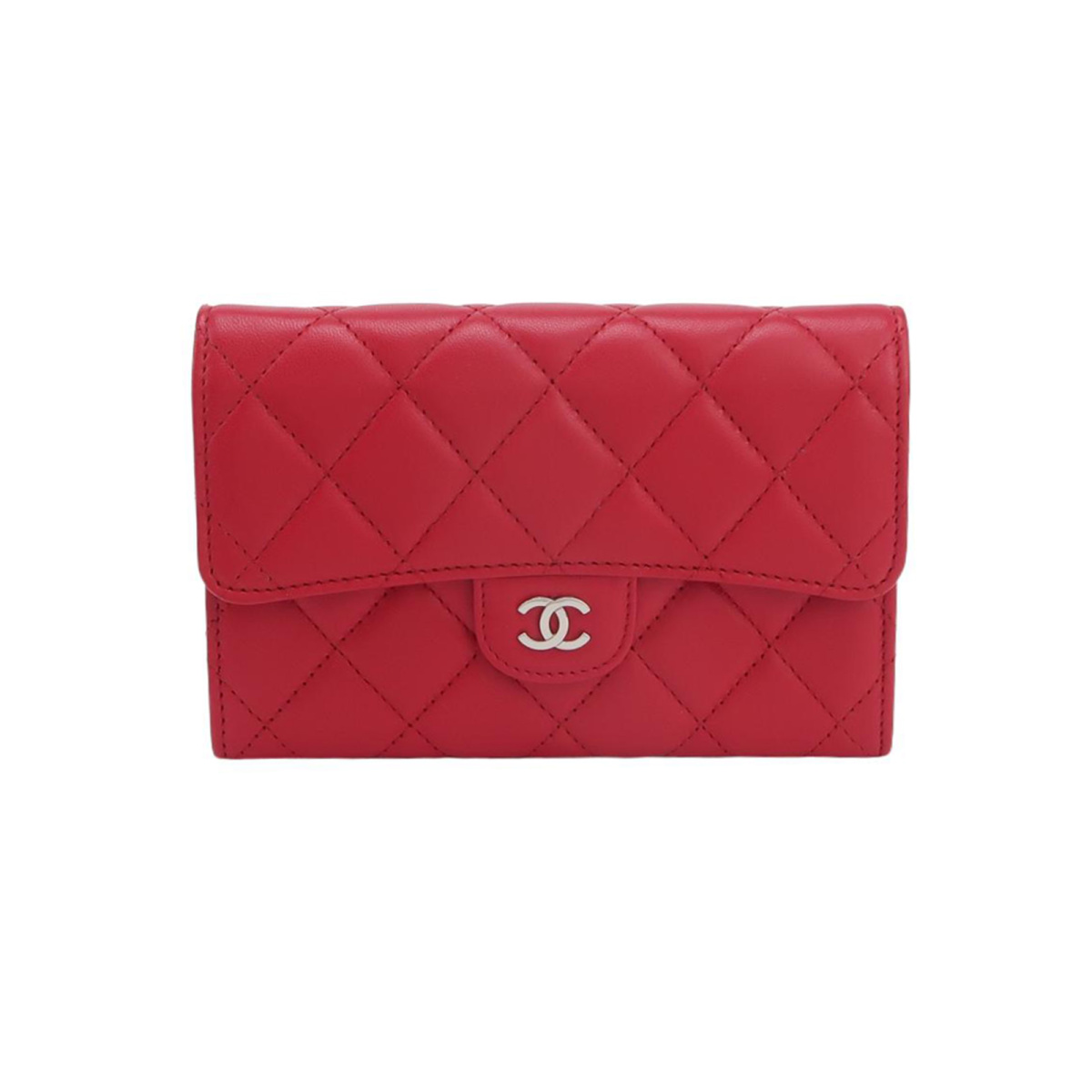 Chanel Quilted Lambskin CC Clutch (Шанель) — фото 1
