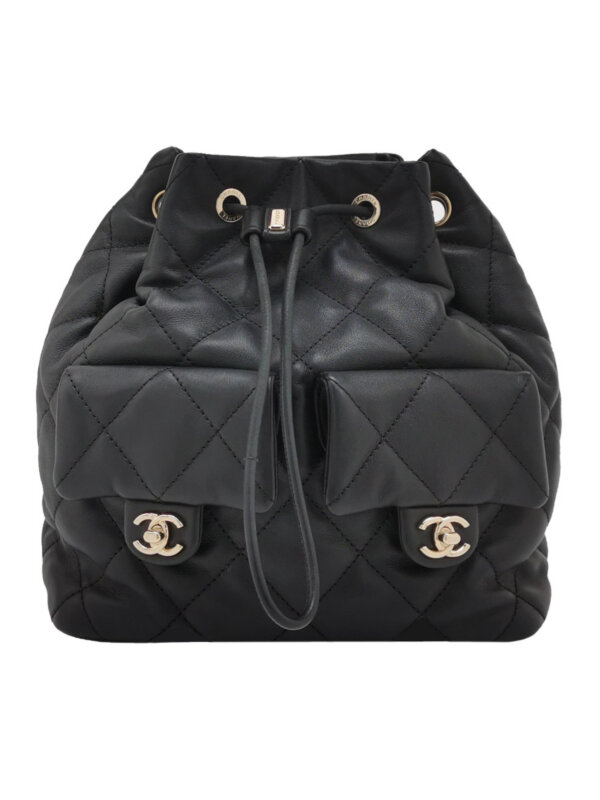 Chanel Quilted Calfskin CC Backpack (Шанель)