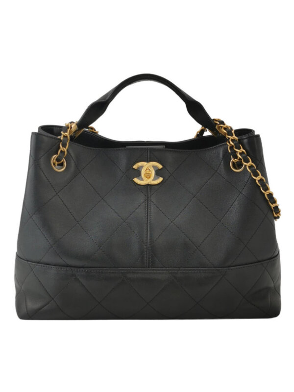 Chanel Quilted Calfskin CC Shoulder Bag (Шанель)