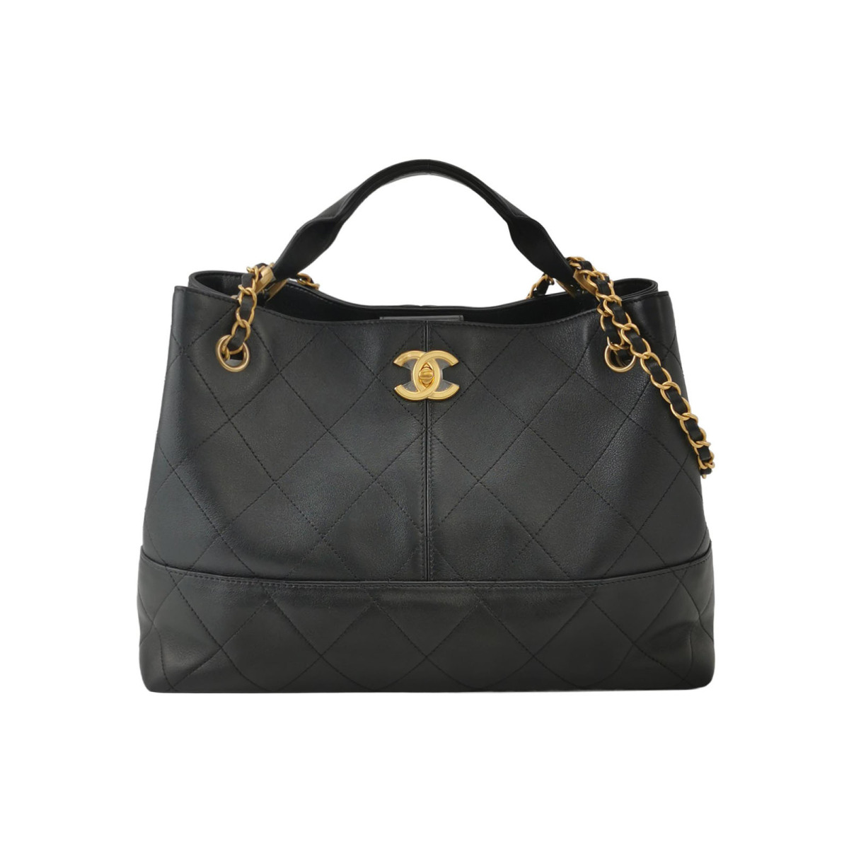 Chanel Quilted Calfskin CC Shoulder Bag (Шанель) — фото 1