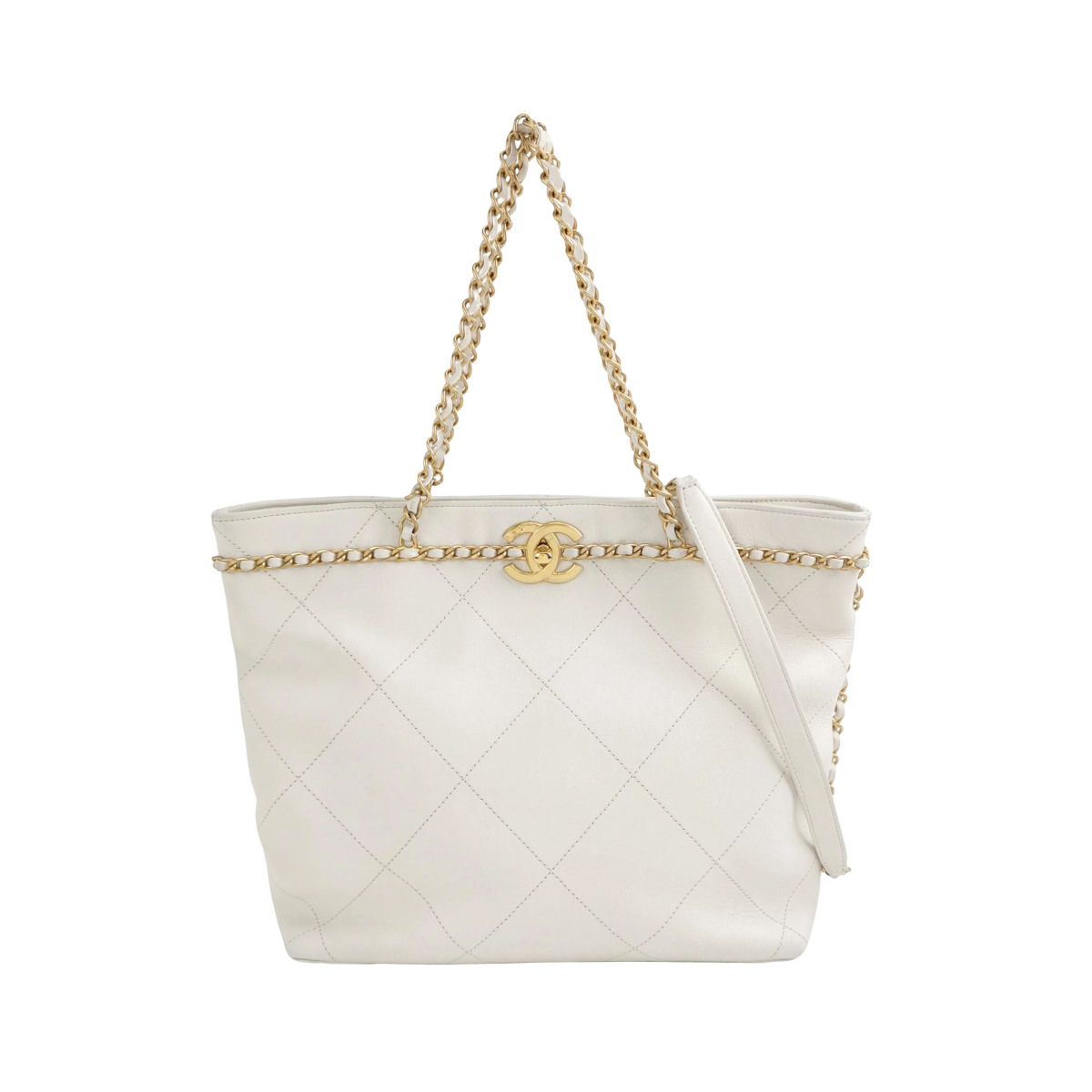 Chanel Quilted Calfskin CC Shoulder Bag (Шанель) — фото 1
