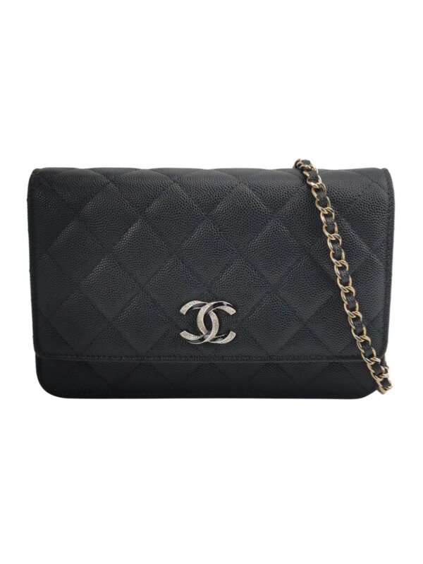 Chanel Quilted Calfskin CC Crossbody (Шанель)