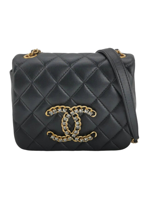 Chanel Quilted Lambskin CC Crossbody (Шанель)