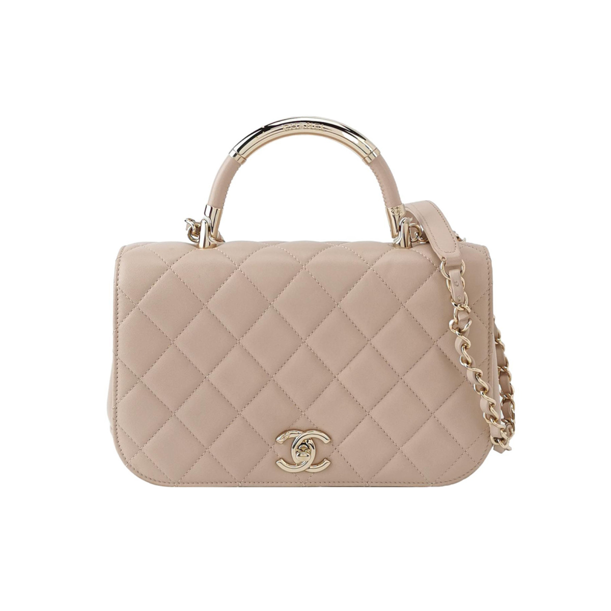 Chanel Quilted Lambskin CC Shoulder Bag (Шанель) — фото 1