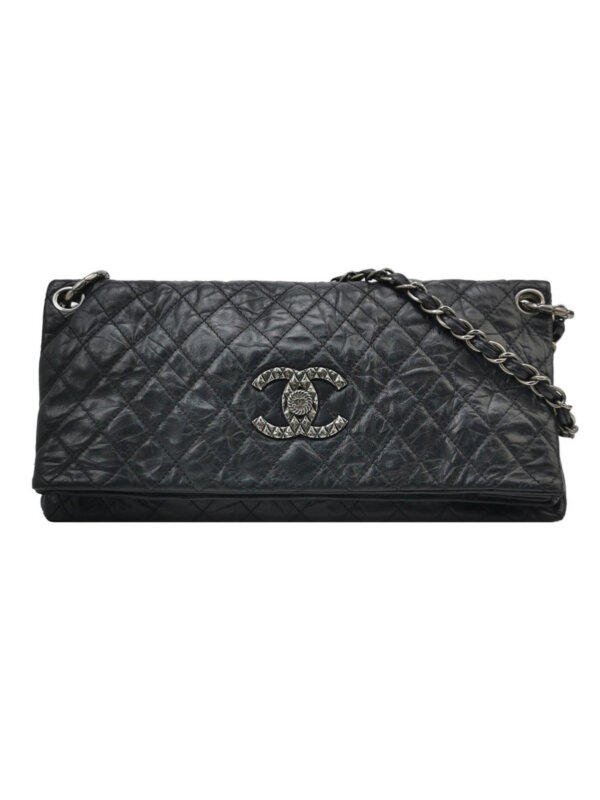 Chanel Quilted Calfskin CC Shoulder Bag (Шанель)