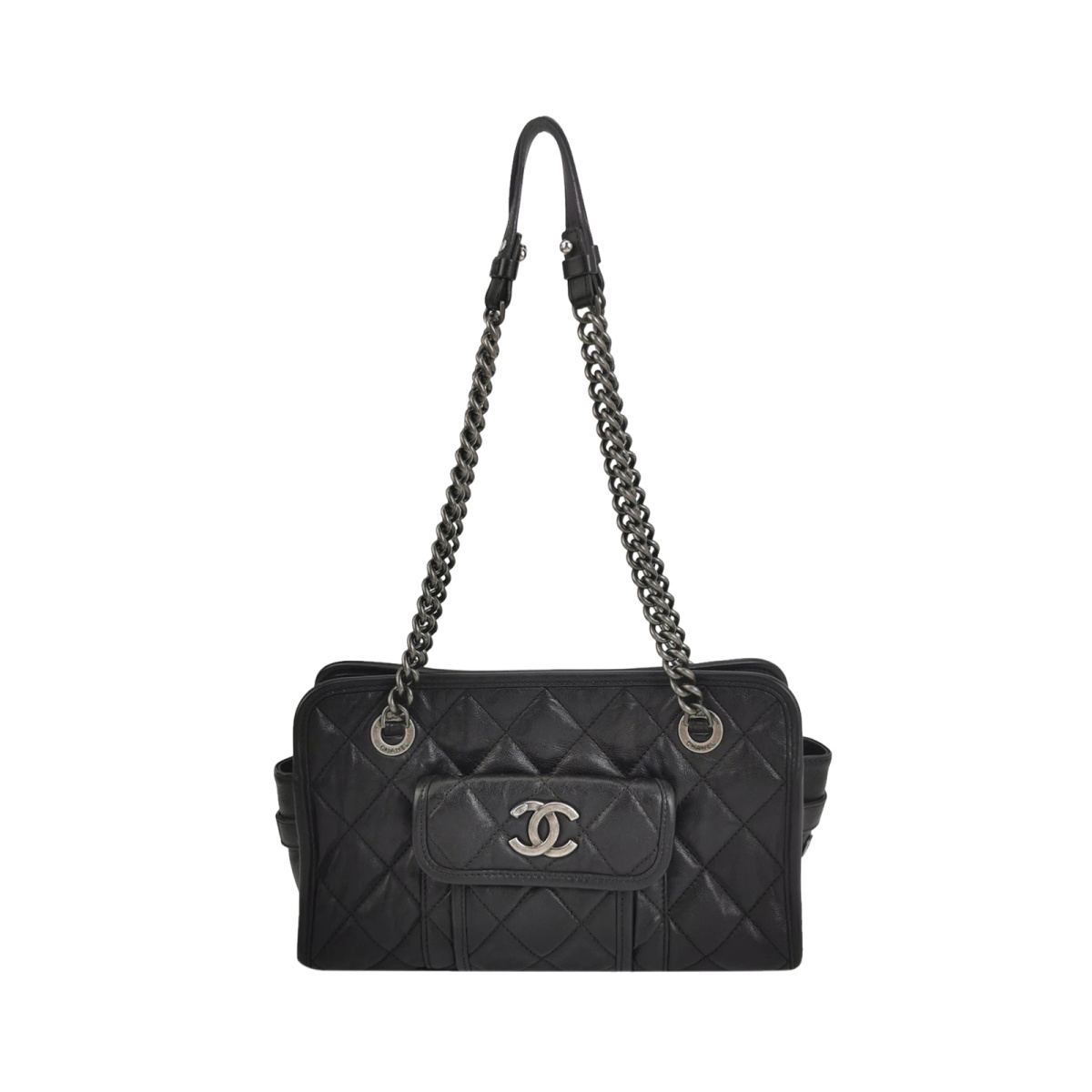 Chanel Quilted Calfskin CC Shoulder Bag (Шанель) — фото 1
