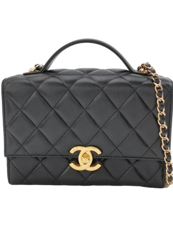Chanel Quilted Lambskin CC Crossbody (Шанель)