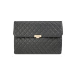 Chanel Quilted Calfskin CC Clutch (Шанель) — миниатюра 1